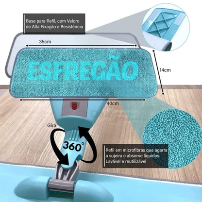 Rodo Inteligente Mop Spray 360°