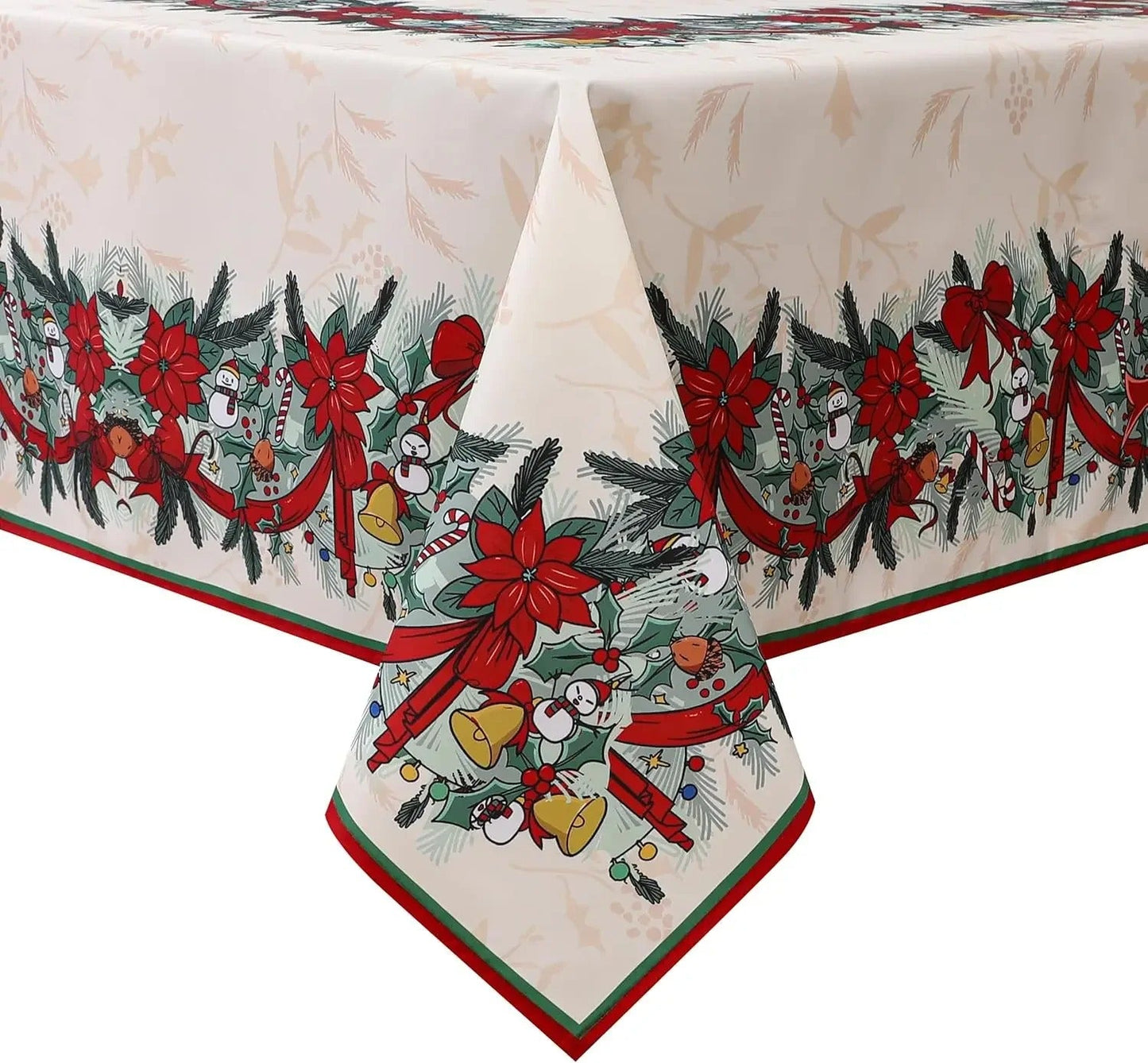 Toalha de Mesa de Natal com Estampas Natalinas