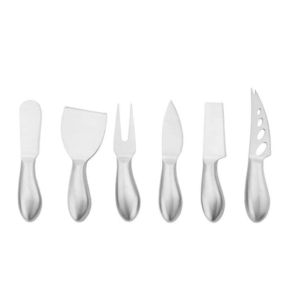 Kit para Queijos em Aço Inoxidável - Utensílios Elegantes