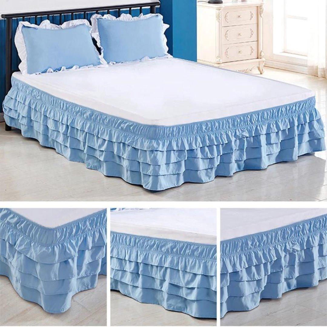 Saia de Cama Saintelle com Elástico - Toque Elegante para seu Quarto