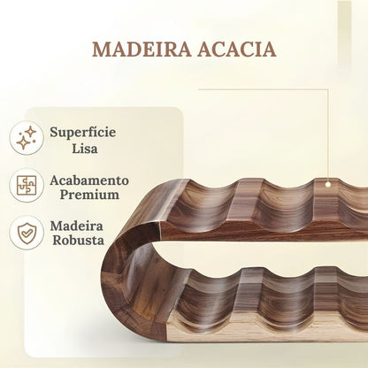 Adega de Madeira para Vinhos - 8 Garrafas