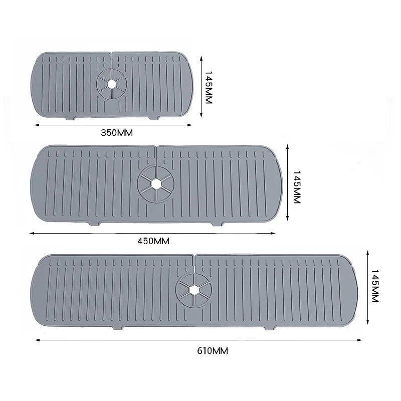 Tapete Absorvente para Torneira de Cozinha - Protege a Bancada da Pia com Microfibras de Silicone