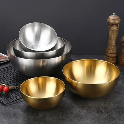 Kit Tigela em Aço Inox Premium Bowls