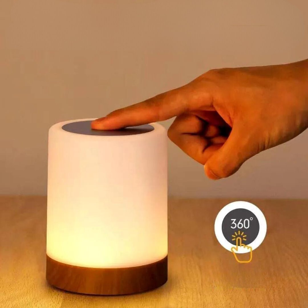 Luminária de Mesa LED Touch Saintelle - Iluminação Elegante e Portátil