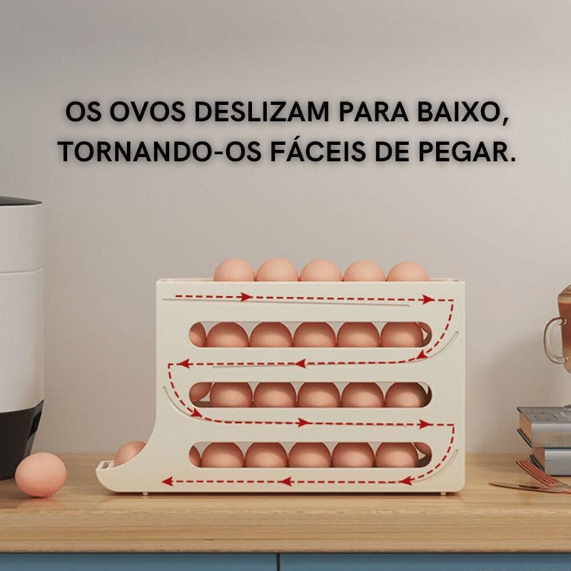 Organizador de Ovos para Geladeira